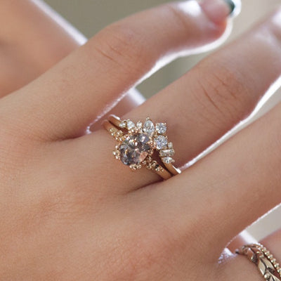Champagne Diamond Baleal Ring